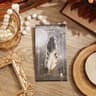 Vintage Feather Metal Bookmark with Chain Pendant Book Lover Gift