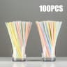 Multicolor Fluorescent Bendable Drinking Straws For Parties Weddings And Beverages 8