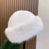 Winter Plush Bucket Hat Warm Ear Protection Fisherman Hat For Women 8
