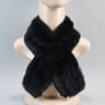 Luxury Rex Rabbit Fur Hat Scarf Set For Women Warm Winter Knit Accessories 5