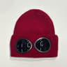 Winter Warm Knitted Beanie With Glasses Windproof Unisex Ear Protection Hat 0