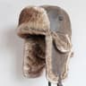 Warm Russian Ushanka Hat Faux Fur Trapper Cap with Ear Flaps