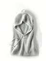 100% Wool Balaclava Warm Knitted Hood Face and Neck Warmer