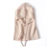 100% Wool Balaclava Warm Knitted Hood Face and Neck Warmer