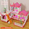 DIY Princess Castle Dollhouse Musical Kids Dream Villa Playset 12