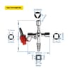 4 In 1 Utility Cabinet Key Wrench Water Meter Valve Tool And Screwdriver 10