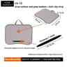 Portable Cushioned Laptop Lap Desk With Hard Mouse Pad And Wood Tray 8