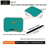 Portable Cushioned Laptop Lap Desk With Hard Mouse Pad And Wood Tray 16
