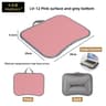 Portable Cushioned Laptop Lap Desk With Hard Mouse Pad And Wood Tray 23