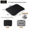Portable Cushioned Laptop Lap Desk With Hard Mouse Pad And Wood Tray 27