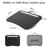 Portable Cushioned Laptop Lap Desk With Hard Mouse Pad And Wood Tray 32