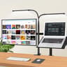 Eye Care LED Clip On Desk Lamp with Timer Adjustable Reading Light