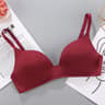 Seamless Wire Free Push Up Bra with Adjustable Straps