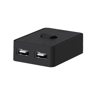 USB 30 Bidirectional Switch 2Port USB Sharing Hub For Keyboard Mouse And Printer 0