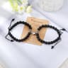 Natural Stone Heart Magnet Couple Bracelets For Lovers And Friends 9