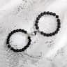 Natural Stone Heart Magnet Couple Bracelets For Lovers And Friends 15
