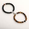 Natural Stone Heart Magnet Couple Bracelets For Lovers And Friends 19