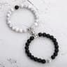 Natural Stone Heart Magnet Couple Bracelets For Lovers And Friends 21