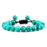 Adjustable Couples Bracelets With 8mm Beads And Braided Macrame Design 28
