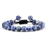 Adjustable Couples Bracelets With 8mm Beads And Braided Macrame Design 32