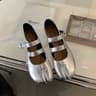 Womens Mary Jane Flats With Buckle Strap And Soft Microfiber Upper 9