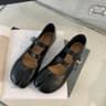 Womens Mary Jane Flats With Buckle Strap And Soft Microfiber Upper 11