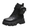 Womens MidCalf Platform Boots With Square Heels And Waterproof Design 7