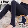 Winter Fleece Lined Leggings For Women Thickened Warm AnkleLength Tights 0