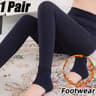 Winter Fleece Lined Leggings For Women Thickened Warm AnkleLength Tights 7