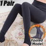 Winter Fleece Lined Leggings For Women Thickened Warm AnkleLength Tights 8