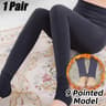 Winter Fleece Lined Leggings For Women Thickened Warm AnkleLength Tights 15