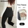 Womens High Waist Fleece Leggings With Seamless Stretch Fit For Winter 12