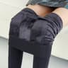 Womens High Waisted Fleece Lined Leggings With Seamless Stretch Fit 0