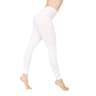 Womens Stretchy MidWaist Leggings  Solid Color AnkleLength Slim Fit Pants 4