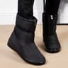 Women's Waterproof Platform Snow Boots with Warm Plush Lining and Non-Slip Sole