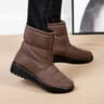 Women's Waterproof Platform Snow Boots with Warm Plush Lining and Non-Slip Sole
