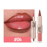 2in1 Lip Liner And Gloss Waterproof Matte Lip Contour With Mirror Shine 0