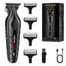 Cordless Hair Clipper And Trimmer With LCD Display And Stainless Steel Blades 8