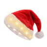 LED LightUp Santa Hat With Plush Trim For Christmas Parties And Holiday Events 7