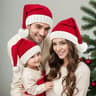 Classic Red Knitted Christmas Santa Hat for Adults and Holiday Celebrations