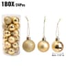 Mini Christmas Ball Ornaments With Glitter Matte And Glossy Finishes 8