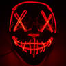 Halloween LED Light Up Horror Mask For Adult Cosplay And Costume Parties 0