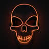 Light Up Halloween Skeleton Mask And LED Gloves Costume Accessories 14