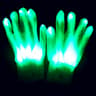 Light Up Halloween Skeleton Mask And LED Gloves Costume Accessories 21