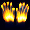 Light Up Halloween Skeleton Mask And LED Gloves Costume Accessories 20