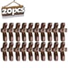 Wooden Pocket Prayer Cross With Heart Design  Handheld Christian Gift 7