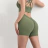 Womens High Waist Yoga Shorts With Scrunch Butt Design For Running And Gym Workouts 9