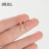Stainless Steel Sperm Shape Stud Earrings – Funny Punk Style Unisex Jewelry