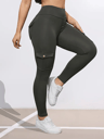 Womens HighStretch ButtLifting Leggings With Washed Print And Pockets 13