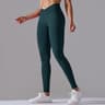 Womens Seamless High Waist Yoga Leggings With Crossover Waistband And ButtLifting Design 0